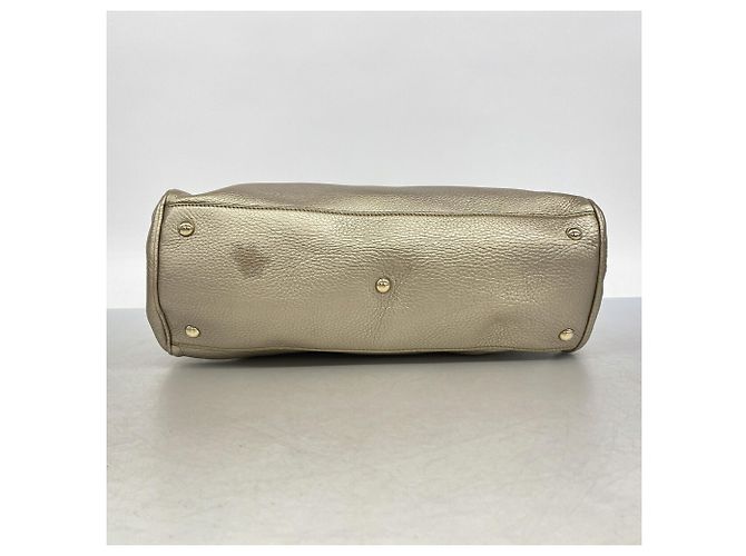Borsa Gucci Bamboo in Silver Argento - vista 3
