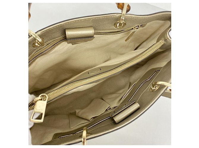 Borsa Gucci Bamboo in Silver Argento - vista 4