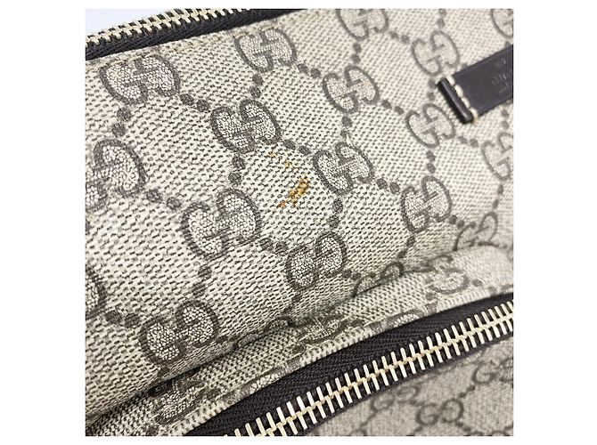 Borsa a tracolla Gucci GG Supreme Marrone - vista 9
