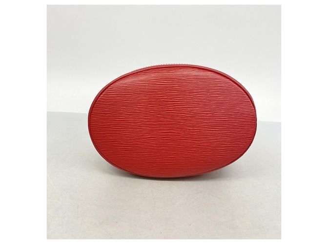 Borsa Tote Louis Vuitton Epi Bucket PM Rosso - vista 3