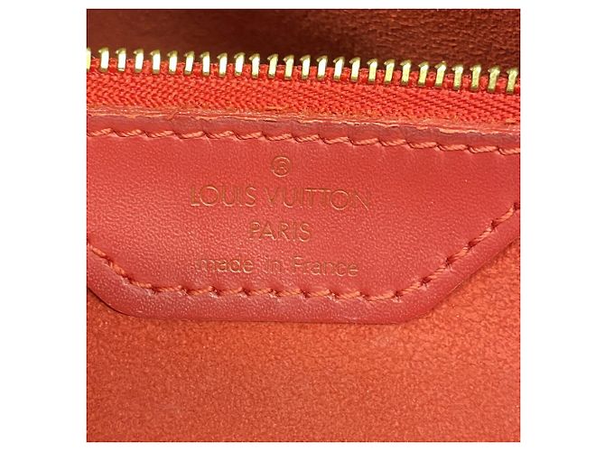 Borsa Tote Louis Vuitton Epi Bucket PM Rosso - vista 5