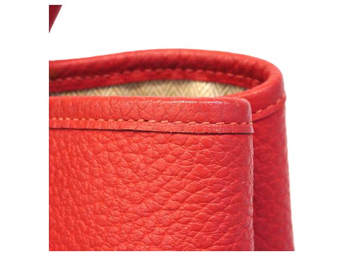 Hermès Borsa Tote Hermes Garden TPM Rosso - vista 10