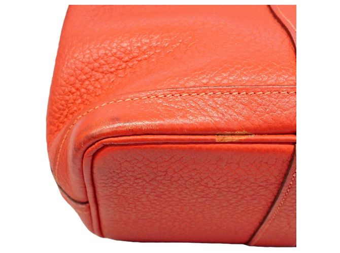 Hermès Borsa Tote Hermes Garden TPM Rosso - vista 7