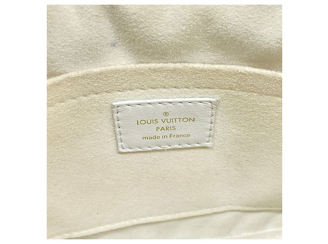 Borsa a tracolla Louis Vuitton New Wave Camera M53863 Bianco - vista 5