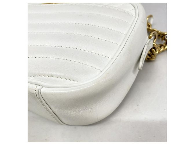 Borsa a tracolla Louis Vuitton New Wave Camera M53863 Bianco - vista 6