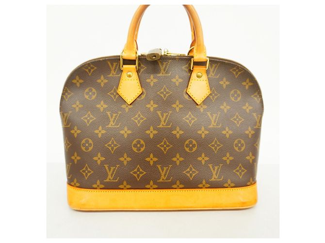 Borsa a mano Louis Vuitton Alma Monogram Marrone - vista 10