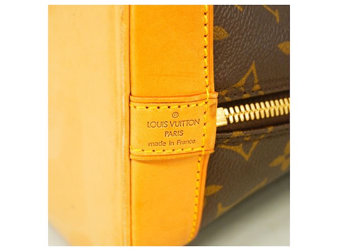 Borsa a mano Louis Vuitton Alma Monogram Marrone - vista 5