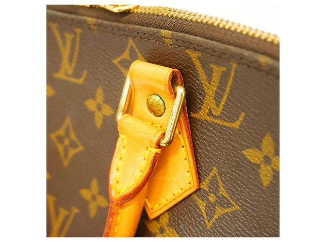 Borsa a mano Louis Vuitton Alma Monogram Marrone - vista 8