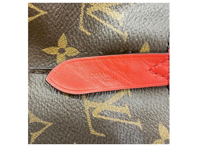 Néonoé Borsa a tracolla Louis Vuitton Monogram NeoNoe Rosso - vista 5