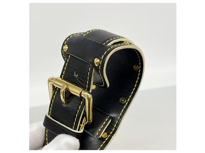 Borsa a tracolla Louis Vuitton Suhali Tarantula Nero - vista 7