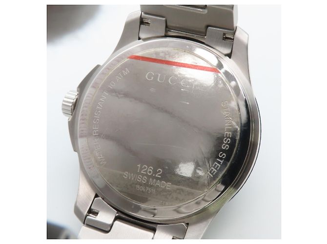Orologio da polso da uomo Gucci G-Timeless SSP Quadrante Nero - vista 19
