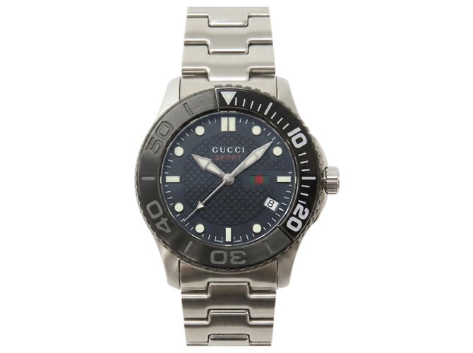 Orologio da polso da uomo Gucci G-Timeless SSP Quadrante Nero - vista 2