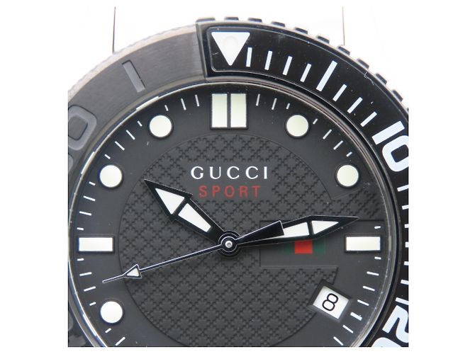 Orologio da polso da uomo Gucci G-Timeless SSP Quadrante Nero - vista 8