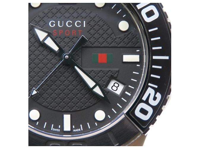 Orologio da polso da uomo Gucci G-Timeless SSP Quadrante Nero - vista 9