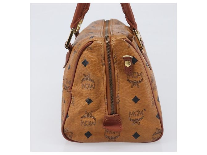 MCM Visetos logogramme Leather Brown - view 3