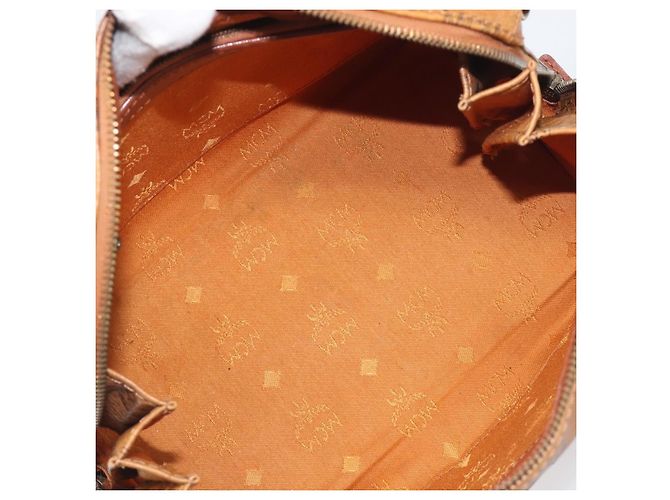 MCM Visetos logogramme Leather Brown - view 5