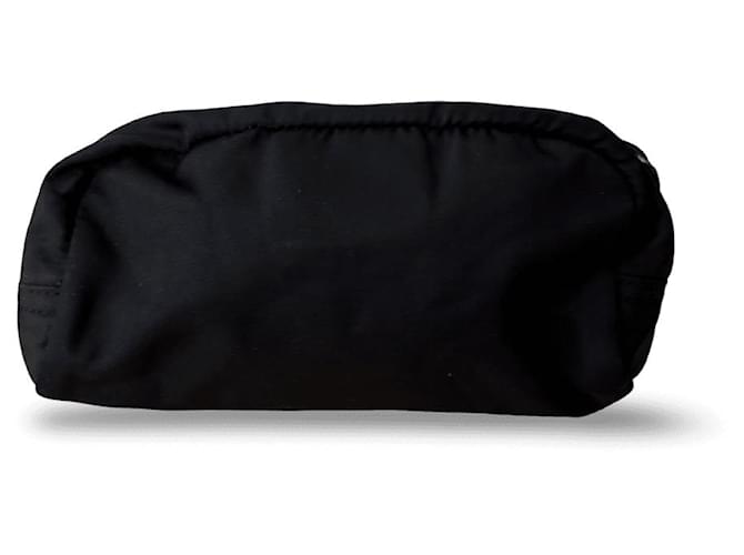 Pochette Prada in nylon nero - vista 2