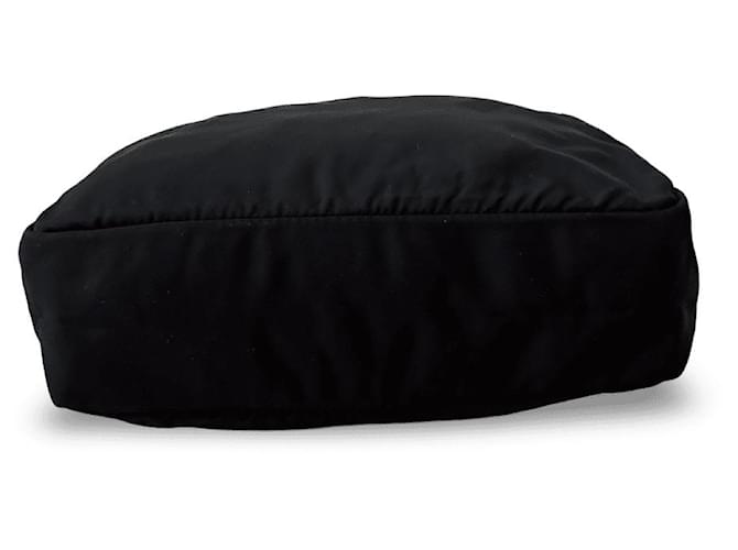 Pochette Prada in nylon nero - vista 4