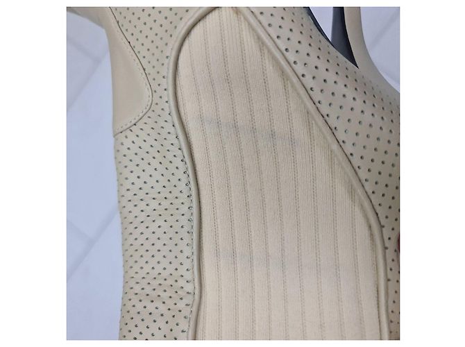 Fendi beige Stiefeletten mit Stretch-Strick-Einsatz Sz.38 Gebraucht - Ansicht 8