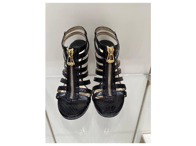Sandali con cinturini Jimmy Choo Sz.38.5 Usati - vista 2