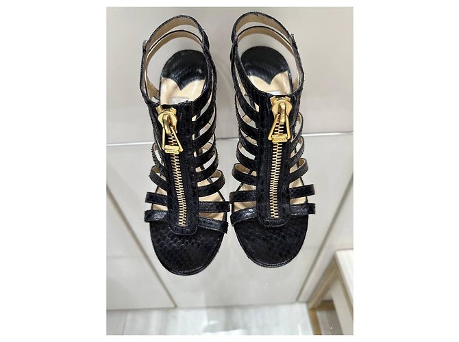 Sandali con cinturini Jimmy Choo Sz.38.5 Usati - vista 3