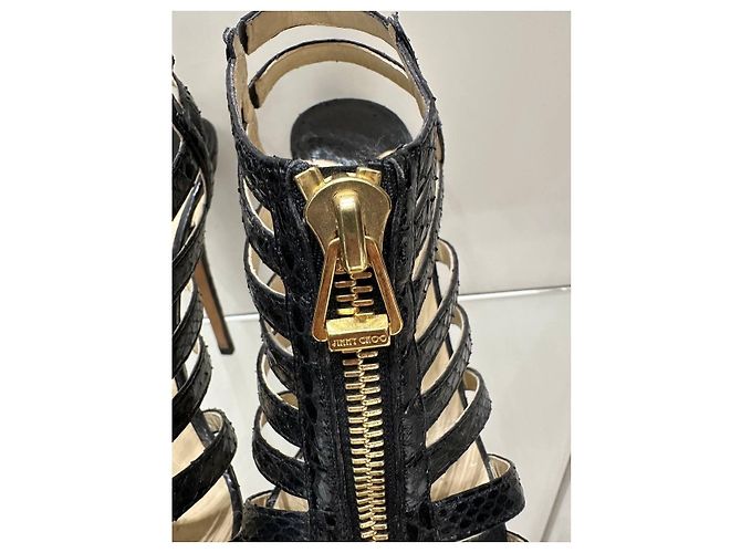 Sandali con cinturini Jimmy Choo Sz.38.5 Usati - vista 5
