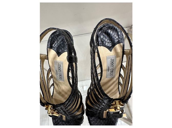Sandali con cinturini Jimmy Choo Sz.38.5 Usati - vista 6
