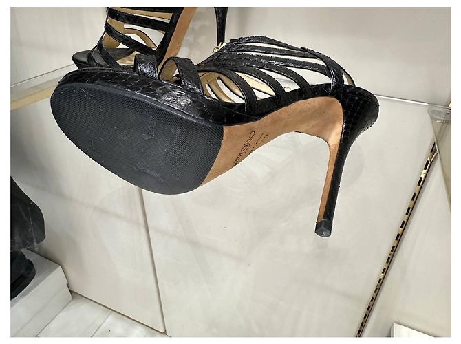 Sandali con cinturini Jimmy Choo Sz.38.5 Usati - vista 8