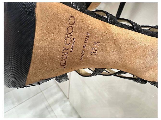 Sandali con cinturini Jimmy Choo Sz.38.5 Usati - vista 9