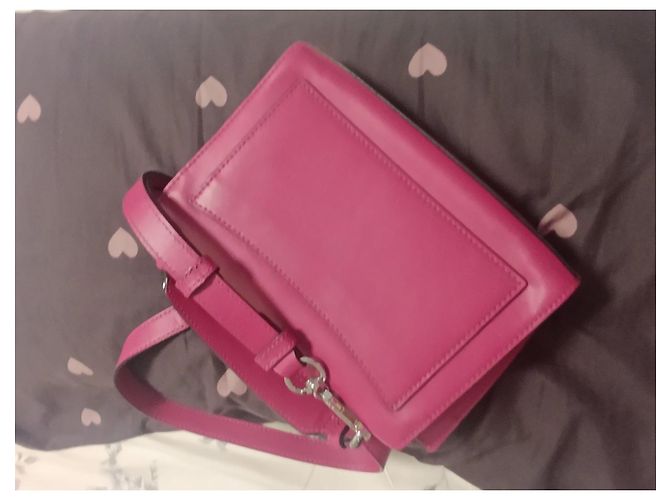 Borsa a tracolla Karl Lagerfeld in pelle fucsia Fuschia - vista 10