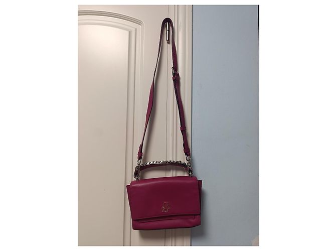Borsa a tracolla Karl Lagerfeld in pelle fucsia Fuschia - vista 11