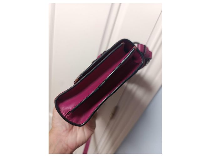Borsa a tracolla Karl Lagerfeld in pelle fucsia Fuschia - vista 15
