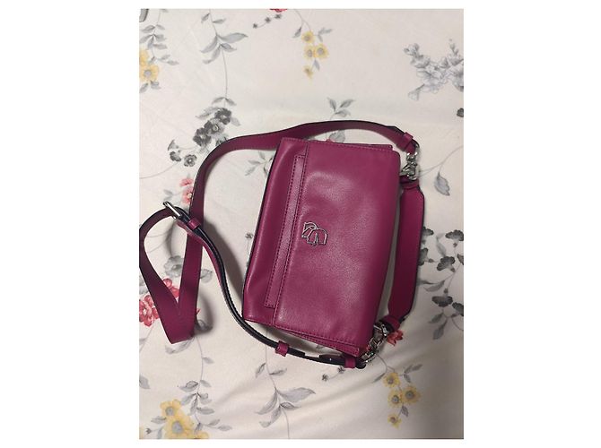 Borsa a tracolla Karl Lagerfeld in pelle fucsia Fuschia - vista 18