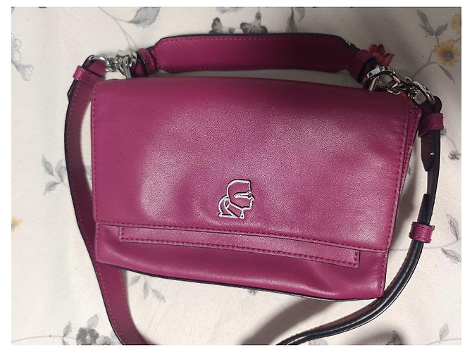 Borsa a tracolla Karl Lagerfeld in pelle fucsia Fuschia - vista 19