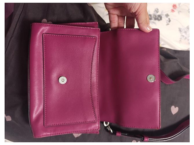 Borsa a tracolla Karl Lagerfeld in pelle fucsia Fuschia - vista 20