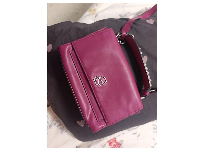 Borsa a tracolla Karl Lagerfeld in pelle fucsia Fuschia - vista 4