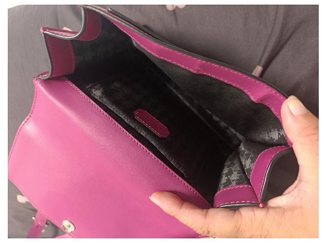 Borsa a tracolla Karl Lagerfeld in pelle fucsia Fuschia - vista 8