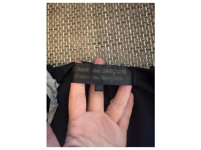 Comme Des Garcons Chaleco Comme des Garçons con aplicaciones florales Negro Gris Azul oscuro - vista 4