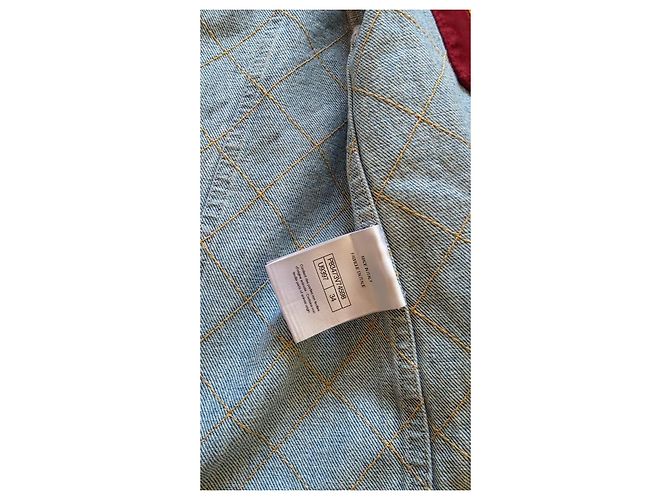 Giacca in denim monogram Chanel Blu - vista 5