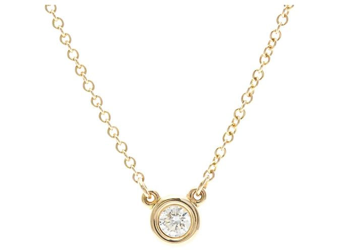 Tiffany & Co. Elsa Peretti Diamonds By The Yard Oro Rosa 18K con Diamante D'oro - vista 2