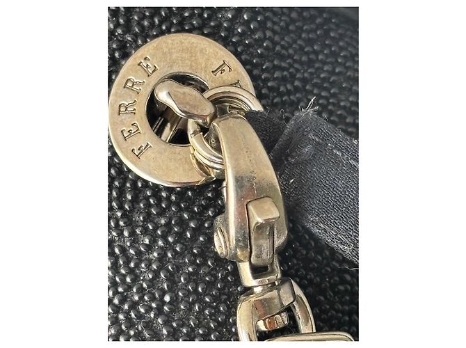 Gianfranco Ferré Pochette nera in pelle Nero - vista 4