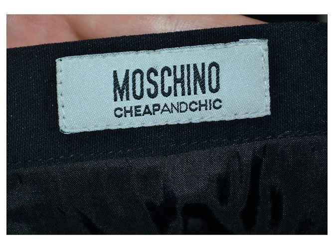 Moschino Cheap and Chic Gonna Nera Nero - vista 5
