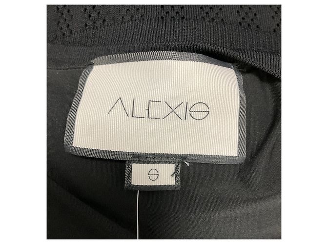 Alexis Black Sheira Strick-Midikleid Schwarz - Ansicht 4