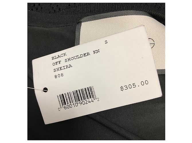 Alexis Black Sheira Strick-Midikleid Schwarz - Ansicht 5