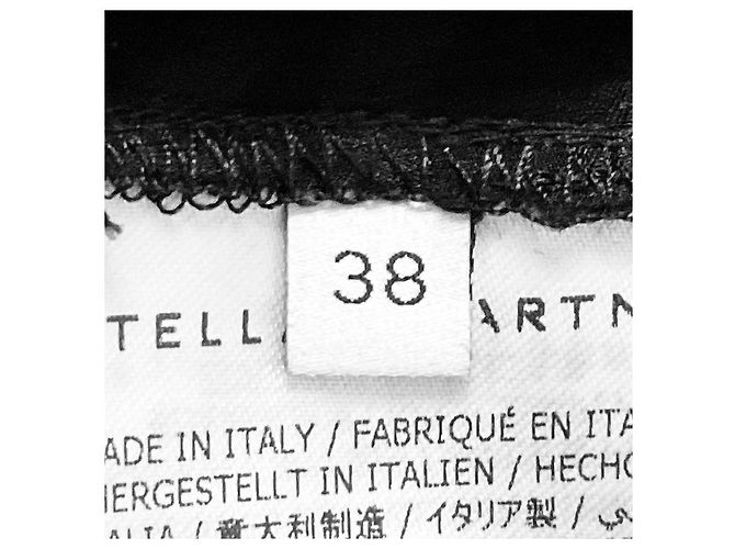 Stella Mc Cartney Mini abito in seta a maniche lunghe con collo a fiocco Stella McCartney Black Nero - vista 5