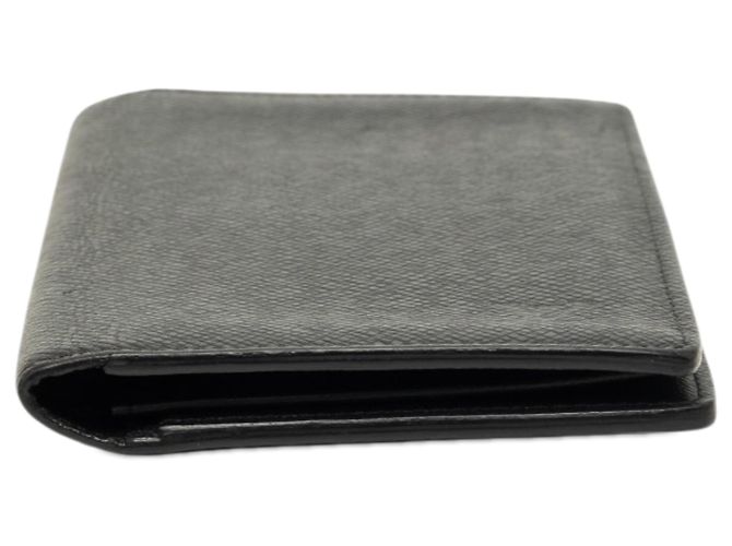 Louis Vuitton Taiga Brazza Geldbörse Lang Schwarz - Ansicht 3