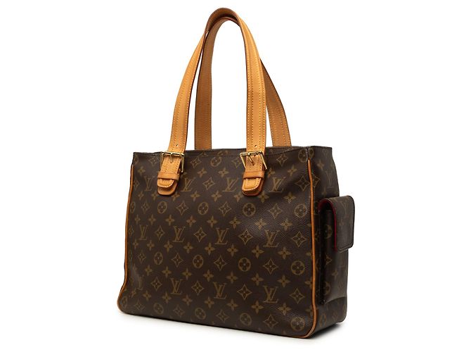 Borsa Tote Louis Vuitton Monogram Multipli Cite Marrone - vista 2