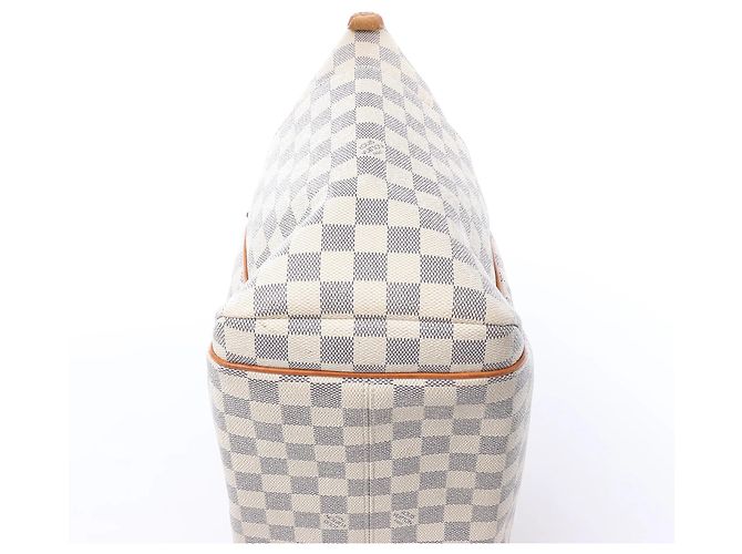 Borsa a tracolla Louis Vuitton Totally MM Damier Azur in Beige N51262 - vista 11