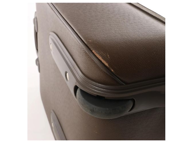 Borsa da viaggio Louis Vuitton Pegase 45 in pelle Taiga, Brown M23314 Marrone - vista 8