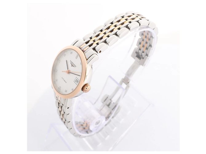 Orologio Longines Elegant L4.309.5 GP×SS AT con quadrante argento - vista 3